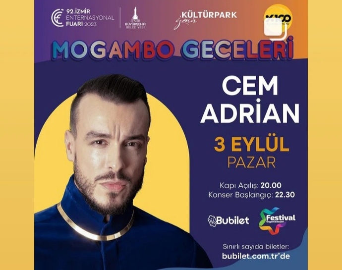 İzmir Kültürparkta Mogambo Geceleri Başlıyor!