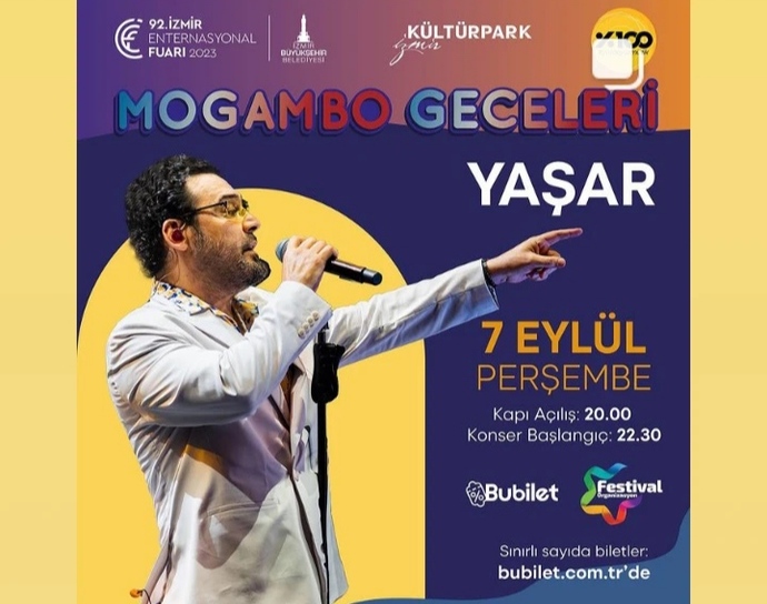 İzmir Kültürparkta Mogambo Geceleri Başlıyor!