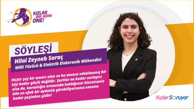 25 Yıllık Hayatına Birçok Başarı Sığdıran Milli Yüzücü ve Elektrik Elektronik Mühendisi Hilal Zeyneb Saraç Kariyerini Anlattı!