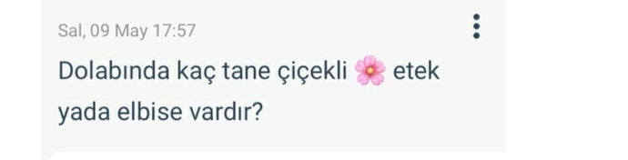 Mesela bizim çiçekçi dayının bu mesajına maruz kalabilirsiniz