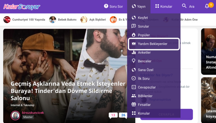 Yardım Bekleyenler Sayfasındaki Soruları Cevaplayarak KScanların Kahramanı Olacağını Biliyor muydun?