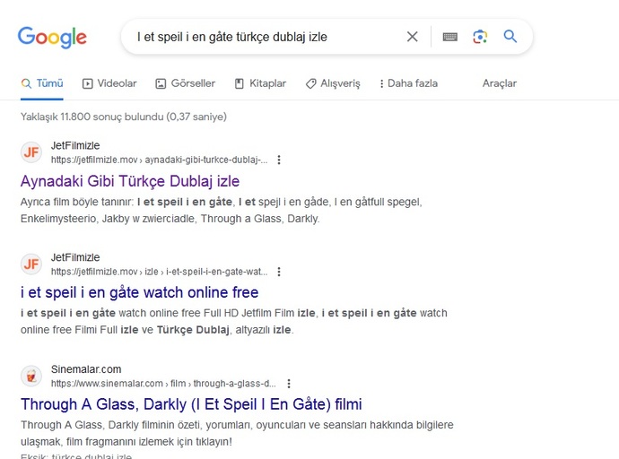 İnternette Aradığınız Bir Filmi Bir Dakikada Bulmanın Kısayolu