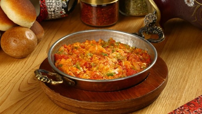Soğansız menemen galiba bu