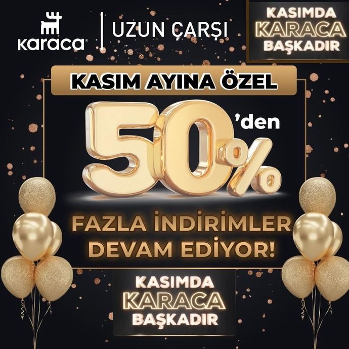 Kasımda Karaca Başkadır! Karaca Kasım Özel Fırsatlarına Birlikte Bakalım!