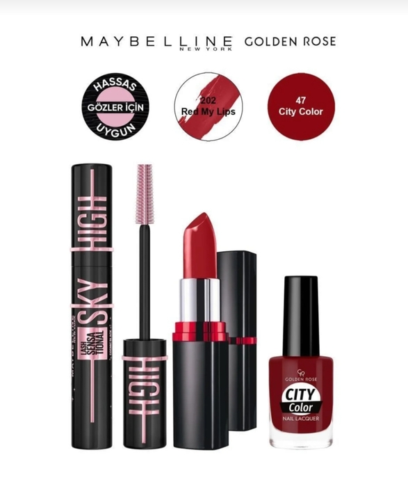 Maybelline - Golden Rose makyaj seti