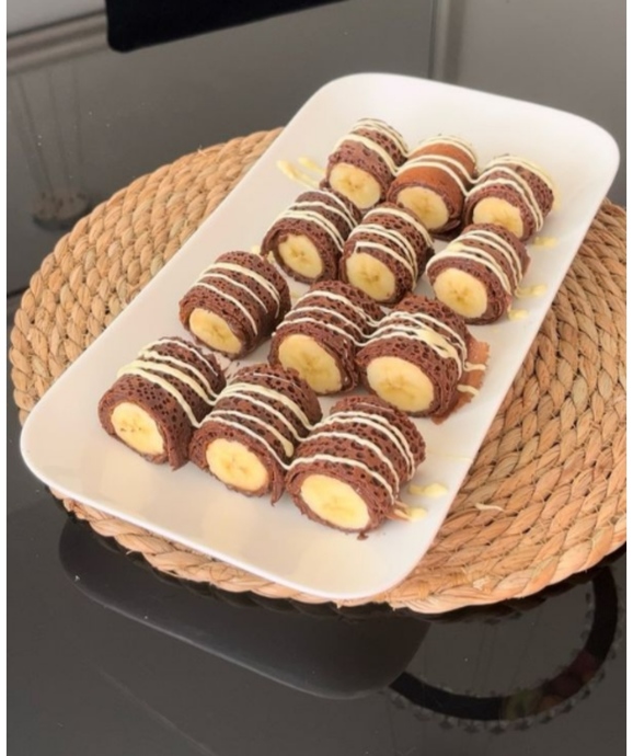 Çikolatalı Muzlu Krep Sarma🍌🥞