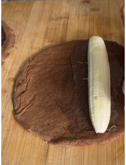 Çikolatalı Muzlu Krep Sarma🍌🥞