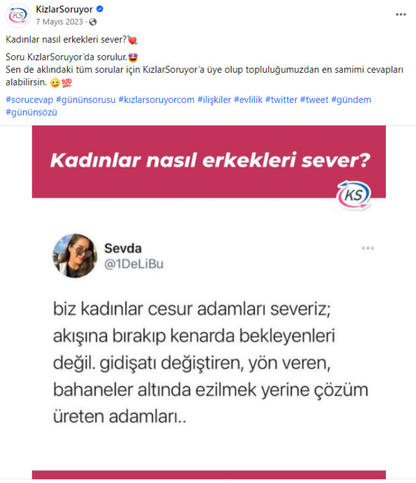 Bu Yıl Yine KScanlar İle İç İçeydik 💫💝 İşte KızlarSoruyor Facebook Sayfasının 2023te En Sevilen 10 Paylaşımı ! 📣💛