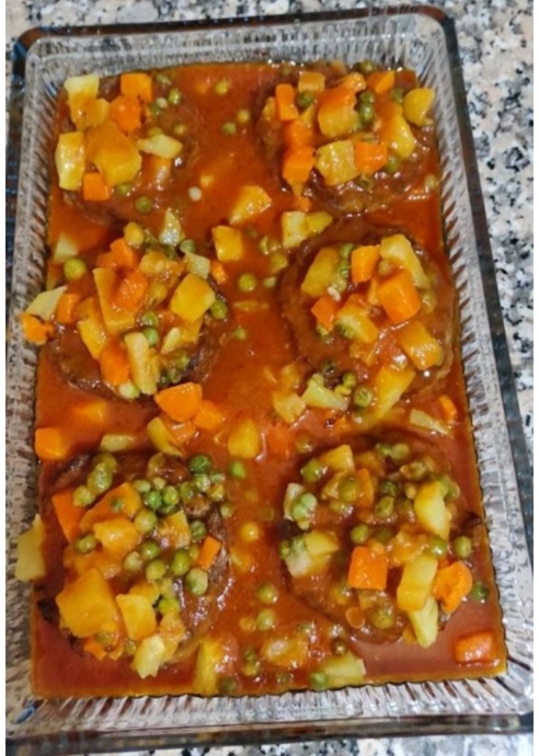 Garnitürlü Çanak Köfte Tarifi  🧡