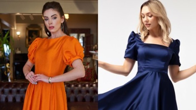 En Trend Balon Kol Elbise Modellerini İnceliyorum!