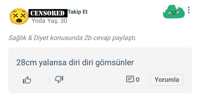 Kilometre diyeceksin