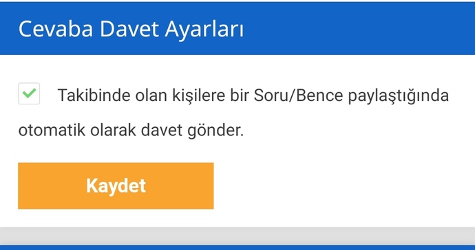İhtiyaç Duyduğunuz Bilgiler: KızlarSoruyorda Soru Davet Bildirimi Kapatma