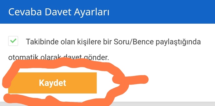 İhtiyaç Duyduğunuz Bilgiler: KızlarSoruyorda Soru Davet Bildirimi Kapatma