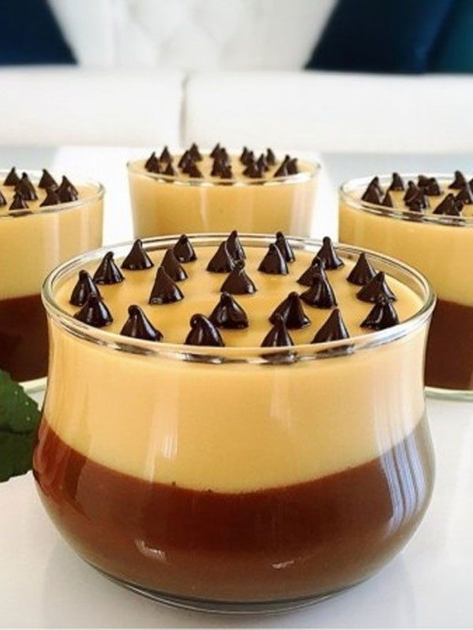 Lezzetli ve Kolay çikolatalı Karamelli Puding Tarifi