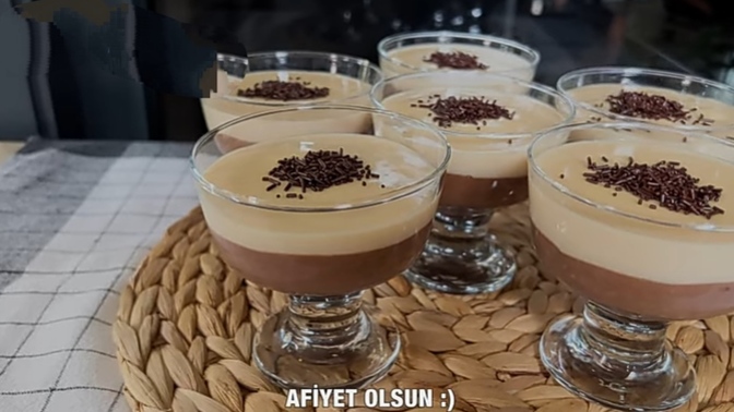 Lezzetli ve Kolay çikolatalı Karamelli Puding Tarifi
