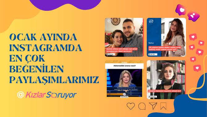 Ocak Ayında Instagramda En Çok Beğenilen Paylaşımlarımız