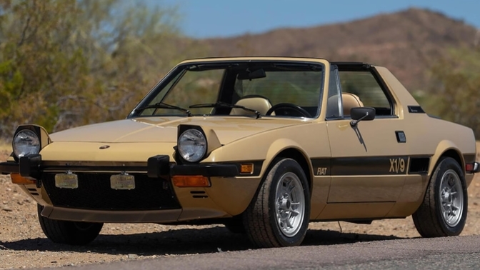 İsmiyle de Tasarımıyla da Orijinal Bir Araba: Fiat X1/9
