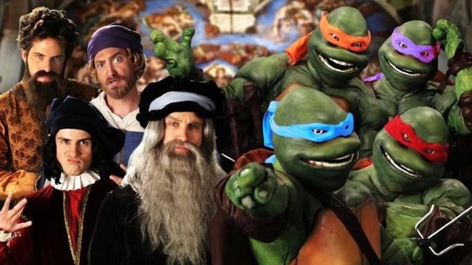 Rönesans'ın Sanatçıları: Ninja Kaplumbağalar