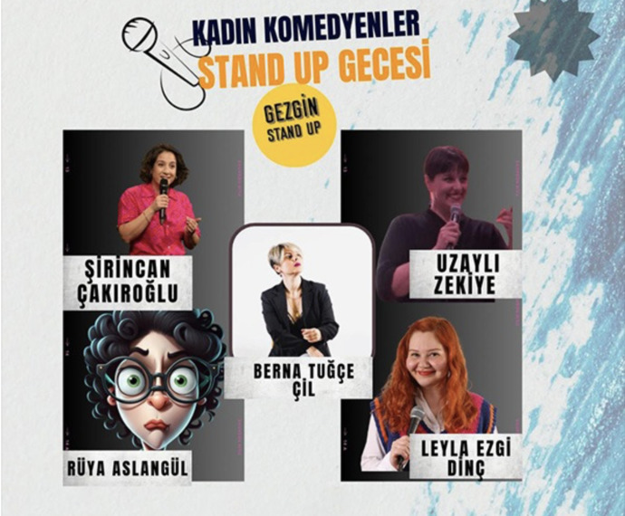 Kadın Komedyenler Stand Up Gecesi
