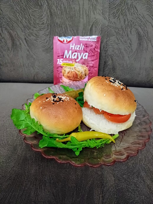 Hızlı Maya ile Burger Ekmeği Yapıyoruz! 🥳
