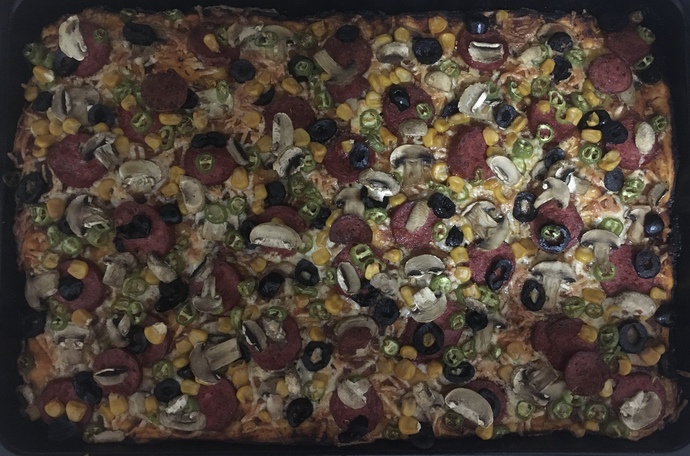 İncecik Hamurlu Bol Malzemeli Nefis Lezzet: Pizza 🍕