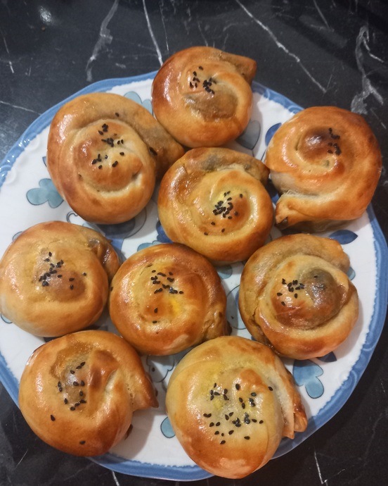 Ispanaklı Gül Böreği Yaptım 🥳