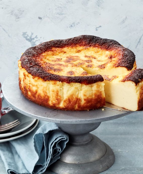 Hızlı ve Pratik lezzet Fit San Sebastian Cheesecake