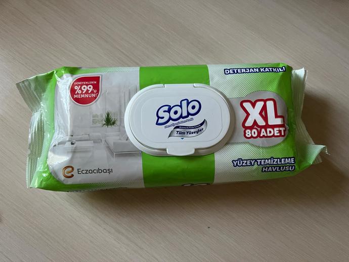 Günlük Temizlikte Bir Harika! Solo XL Yüzey Temizleme Havlusu ile Temizlik Çok Daha Pratik ve Etkili!