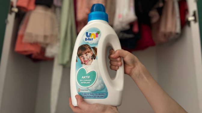 Çocuklar Yeter ki Kirletsin! Uni Baby Aktif Sıvı Çamaşır Deterjanı ile Kıyafetlerimiz Anında Tertemiz 😍