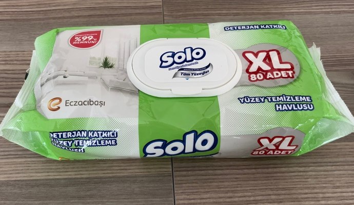 Solo yüzey temizleme havlusu