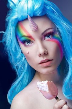 Hadi Hep Beraber Çocukluğuma İnelim! Unicorn Makyaj malzemelerini Keşfedelim!