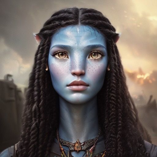 Avatar Makyajıyla Yılın En Mavi Çiçeği Ben Oluyorum!
