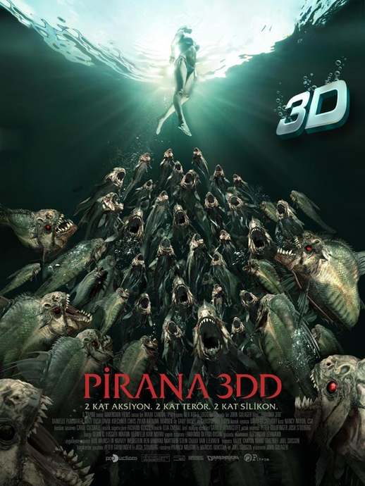 Su Parkında Dehşet: Pirana 3DD Filmini İzliyoruz!