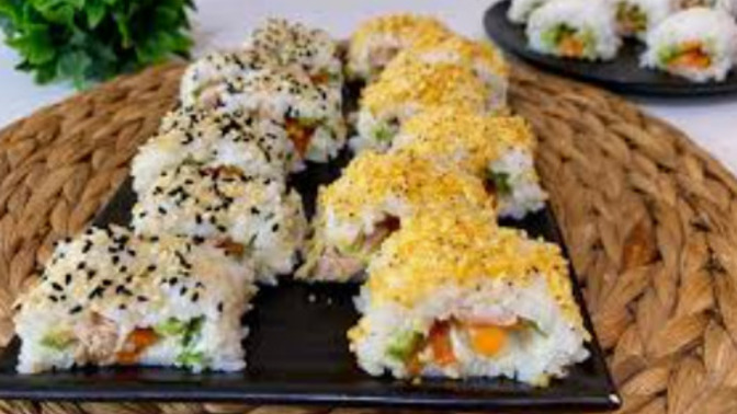 Evde Yosunsuz Sushi Yapımı