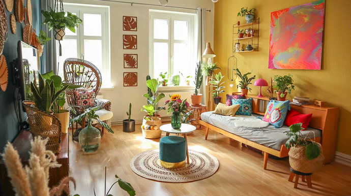 Vintage ve Bohem Tarzı Birleştirme: Şık ve Rahat Bir Ev için Öneriler 🏡🪞