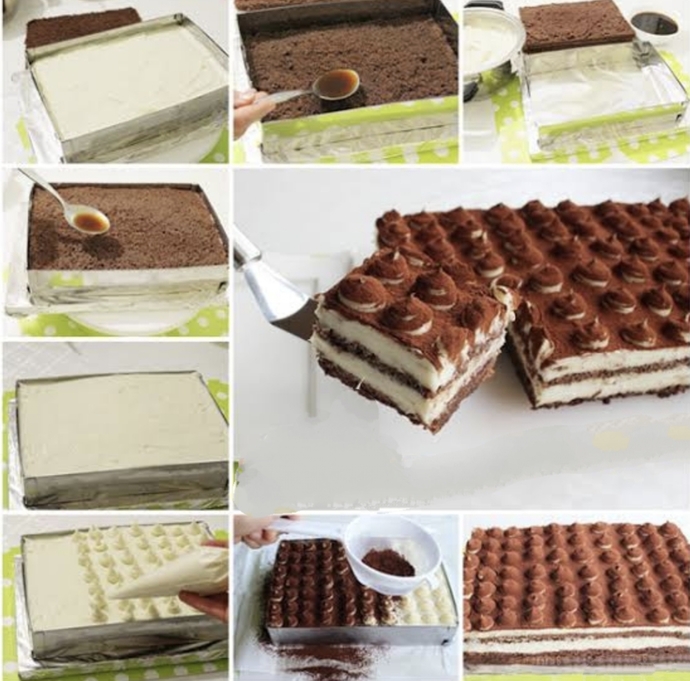 İtalyanın Meşhur Tatlılarından Tiramisu Tarifi (Kek ile)