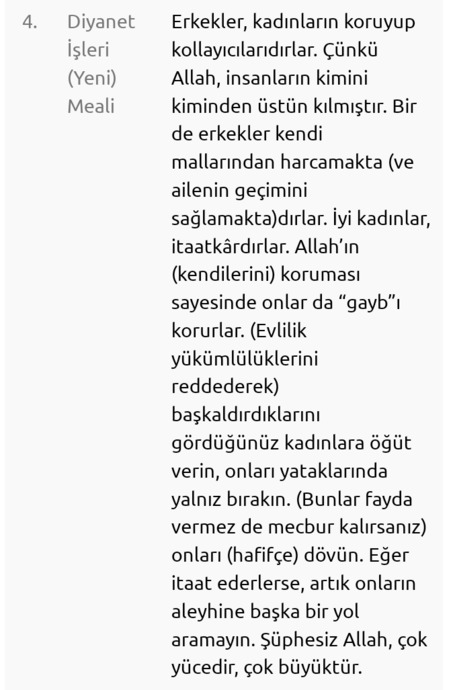 Türkçe meali