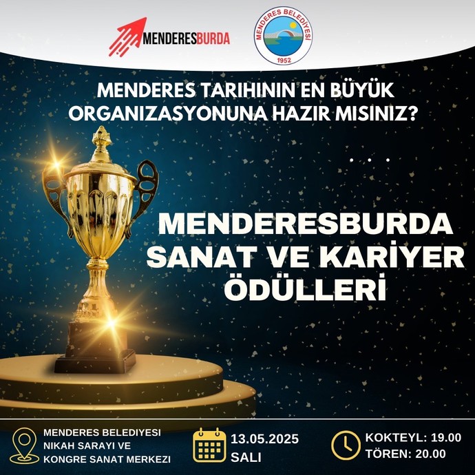 Menderes’in En Görkemli Organizasyonu: Sanat ve Kariyer Ödülleri Sahiplerini Buluyor