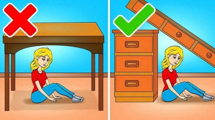 Panik yapmadan sakince doğru pozisyonda durulmalıdır