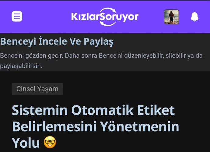 Sistemin Otomatik Etiket Belirlemesini Yönetmenin Yolu! 🤓