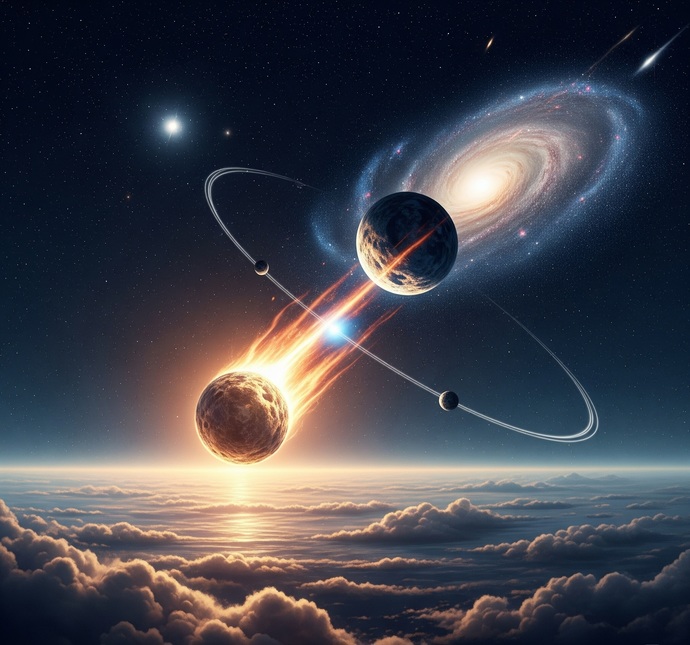 Yörüngesi Değişen Meteorlar: Hayatımıza Uğrayıp Gidenler Üzerine☄️