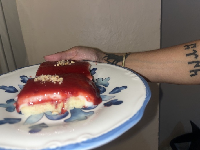 Kedidilli Enfes Hafif Bir Yaz Pastası Yaptım