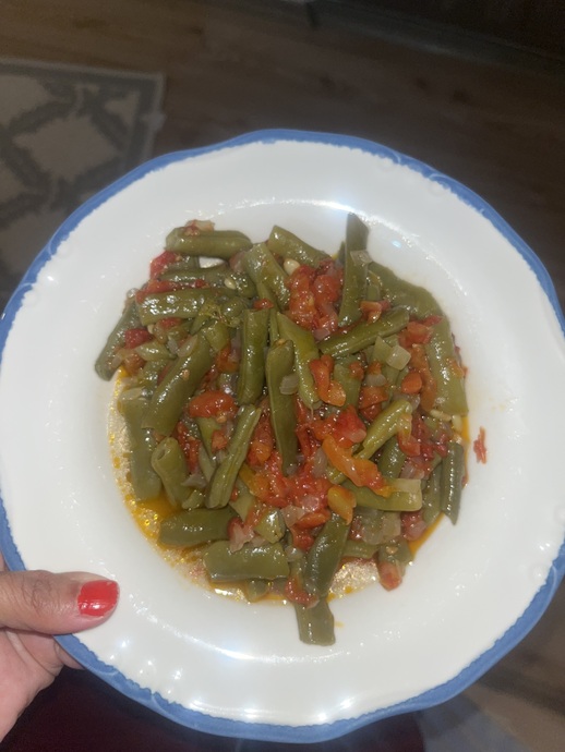 Havalar Çok Sıcak Yemek Yenmiyor: Bir Yemek Yapıp İki Gün Yeme Günlerine Geldik 🤭Gelin Zeytinyağlı Fasulye Yapalım!