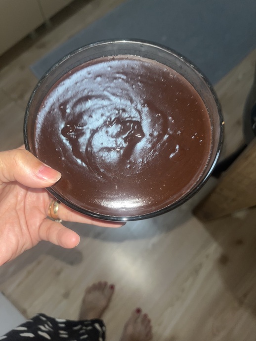 Enfes bir çikolata sosu oldu .❤️