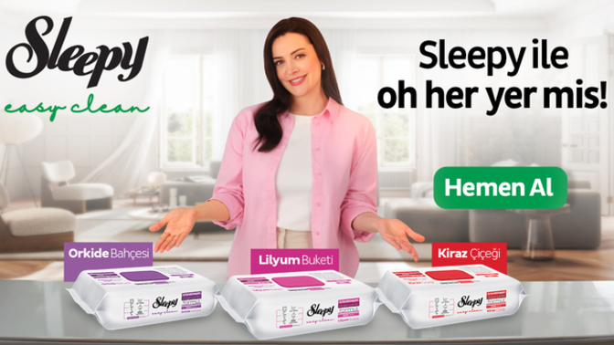 Her Köşede Mis Gibi Temizlik: Yeni Sleepy Easy Clean Yüzey ve Yer Temizlik Havlusu Çiçek Serisi ile Tanışın!