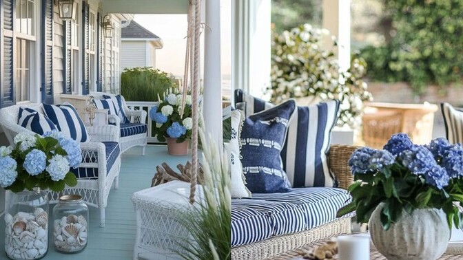 🌞🏡 Yaz Evi Gibi Hissettiren Dekorasyon Fikirleri: Doğal, Salaş ve Marin Esintilerle Evin Yenilensin! ⚓🌿
