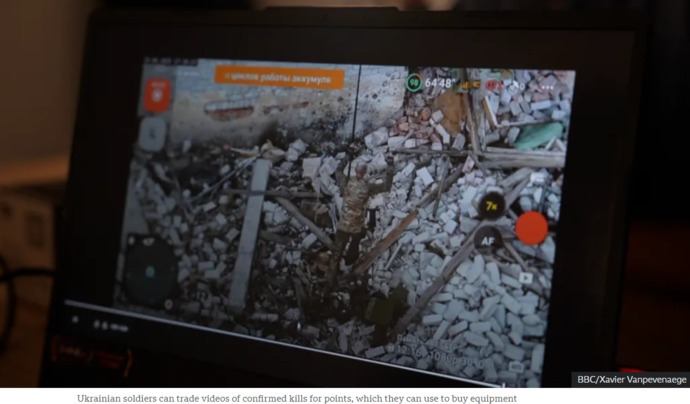 Ekipman almak için kullanılacak puanların dron videosu