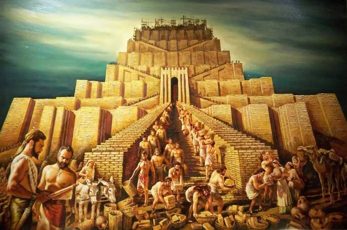 Zigguratların inşa ediliş şekli