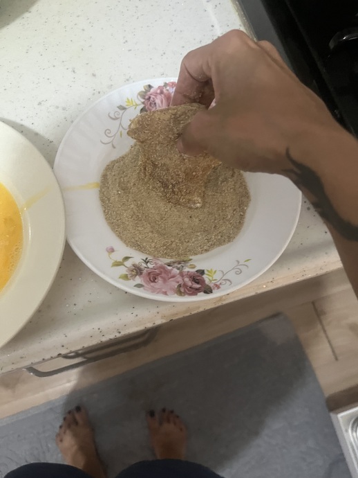 Paketli Gıdalara Hayır Diyoruz Ev Yapımı Anne Eli Değmiş Şinitzel Yapıyoruz 🫶🏻