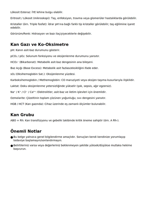 Hemogram (Tam Kan Sayımı) Vücudun Gizli Hikâyesini Anlatan Testler